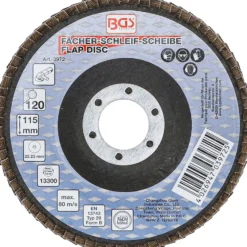 BGS Fächer-Schleif-Scheibe Ø 115 mm K 120 - 3972