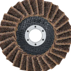 BGS Fächer-Schleif-Scheibe Vlies Ø 125 mm Körnung 80 - 74472