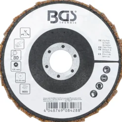 BGS Fächer-Schleif-Scheibe Vlies Ø 125 mm Körnung 80 - 74472