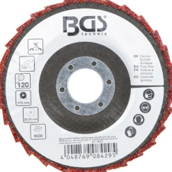 BGS Fächer-Schleif-Scheibe Vlies Ø 115 mm Körnung 120 - 74473