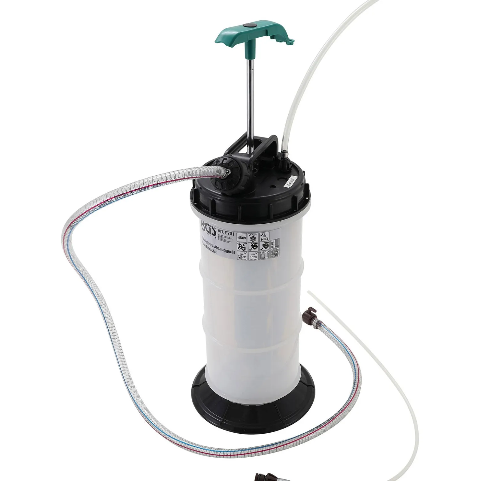 BGS Flüssigkeits-Absauggerät 5,5 l - 9701