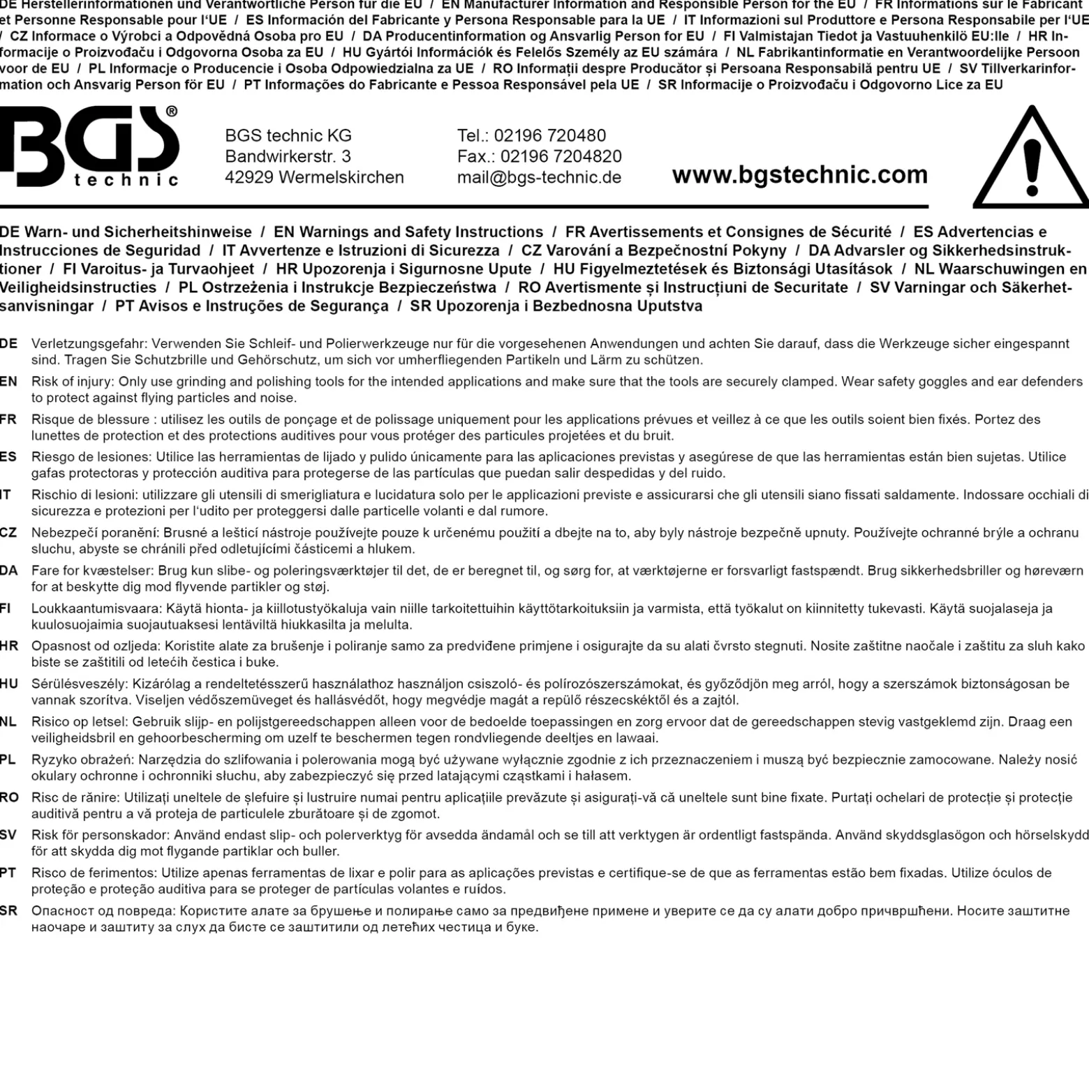 BGS Folienradierer | Kegelform | Ø 50 mm - 3999-3