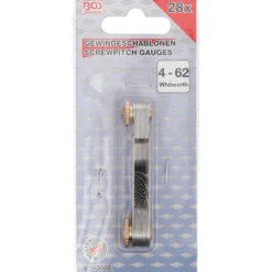 BGS Gewindeschablone 28 Blatt Whitworth 4G - 62G - 3068
