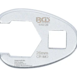 BGS Hahnenfußschlüssel Antrieb Innenvierkant 12,5 mm (1/2") SW 26 mm - 1757-26