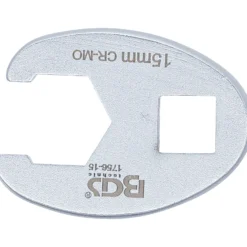 BGS Hahnenfußschlüssel Antrieb Innenvierkant 10 mm (3/8") SW 15 mm - 1756-15