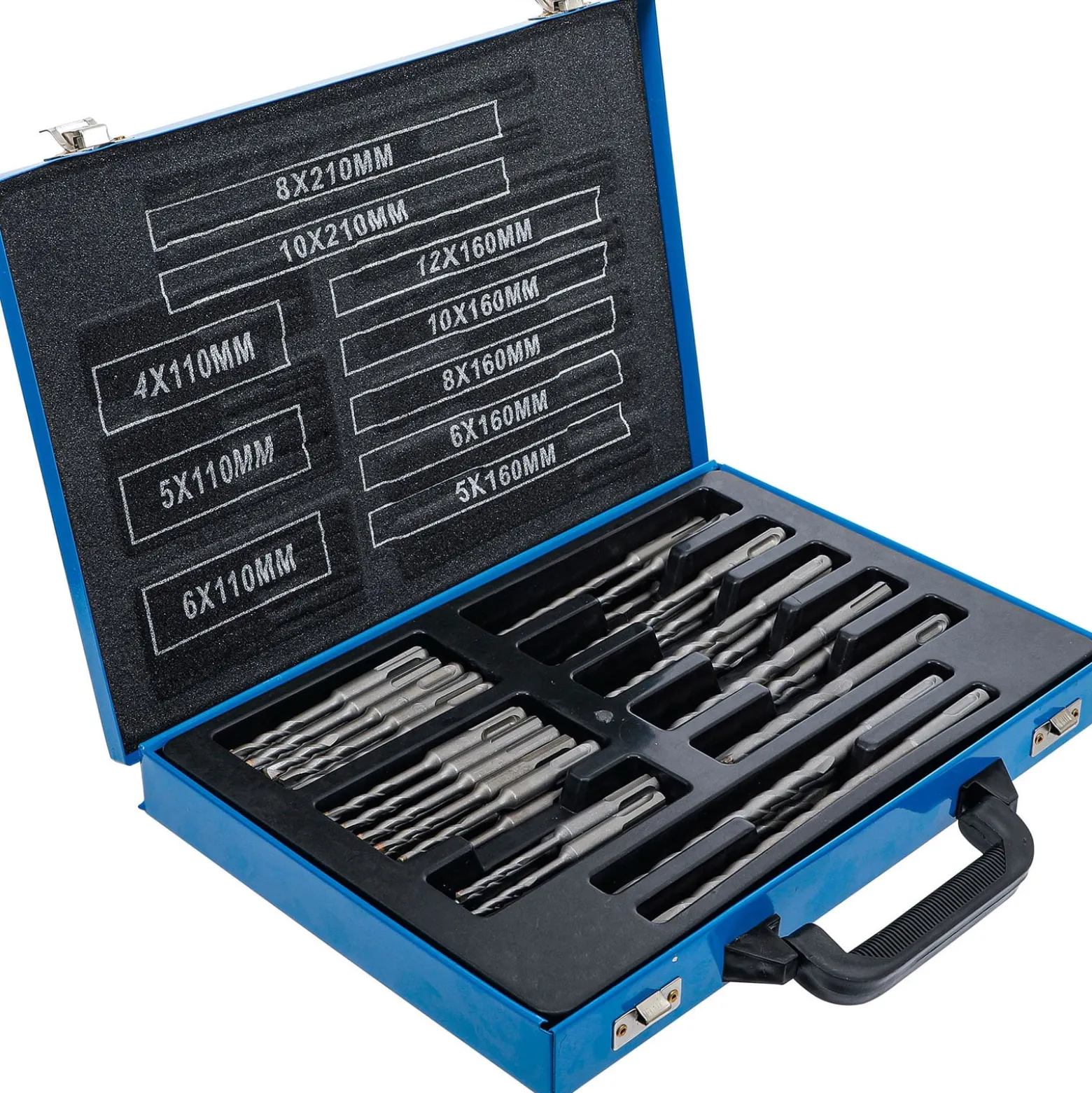 BGS Hammer-Bohrer-Satz SDS-Schaft Hartmetallspitze 4 - 12 mm 56tlg. - 7894
