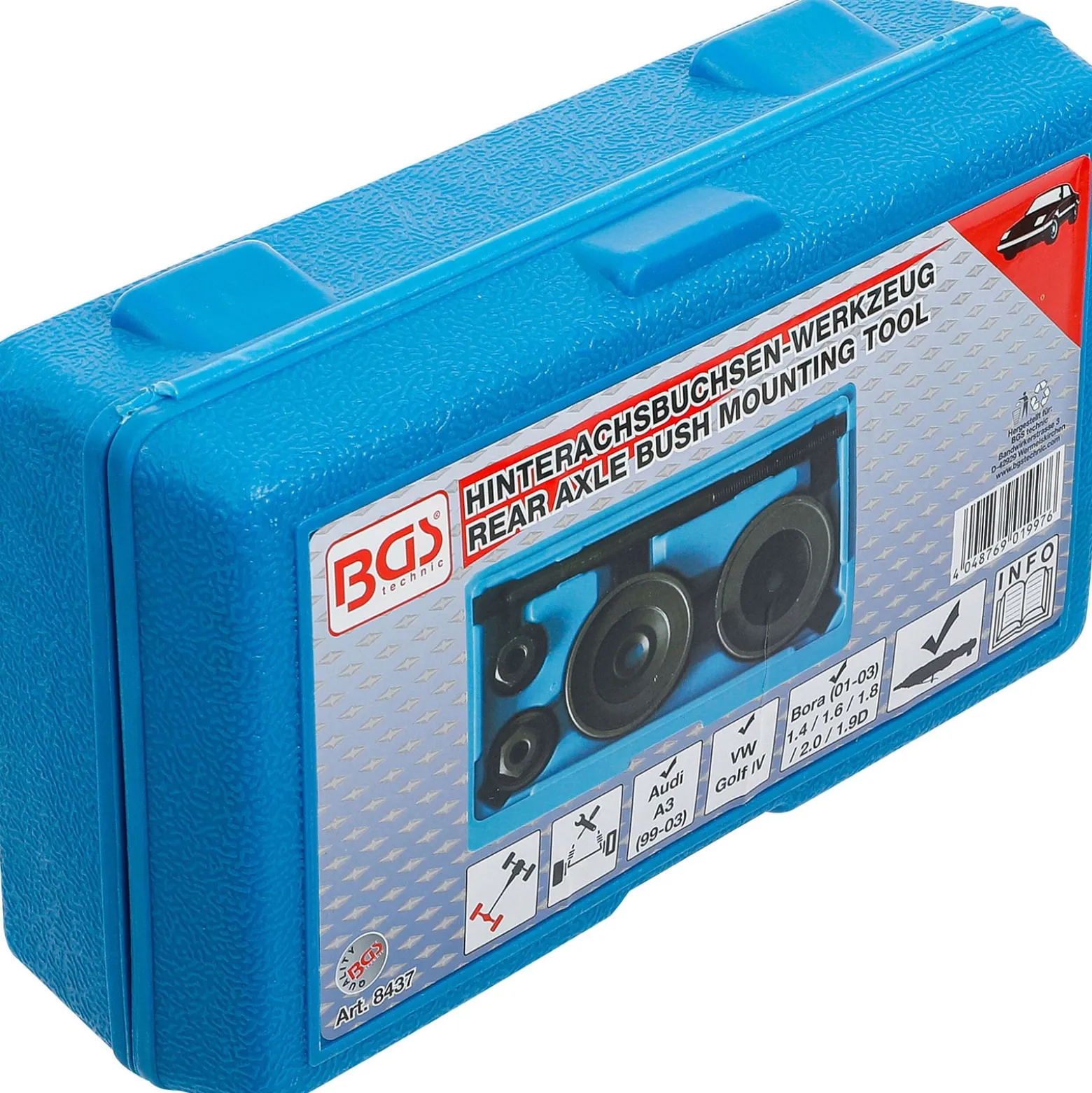 BGS Hinterachsbuchsen-Werkzeug-Satz für VW Golf / Audi A3 - 8437