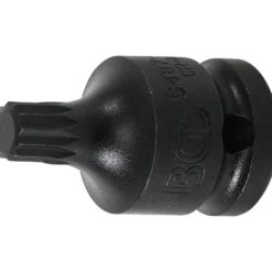 BGS Kraft-Bit-Einsatz Antrieb Innenvierkant 12,5 mm (1/2") Innenvielzahn (für XZN) M10 - 5487-M10