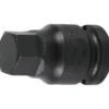 BGS Kraft-Bit-Einsatz Antrieb Innenvierkant 12,5 mm (1/2") Innensechskant 17 mm - 5334-H17