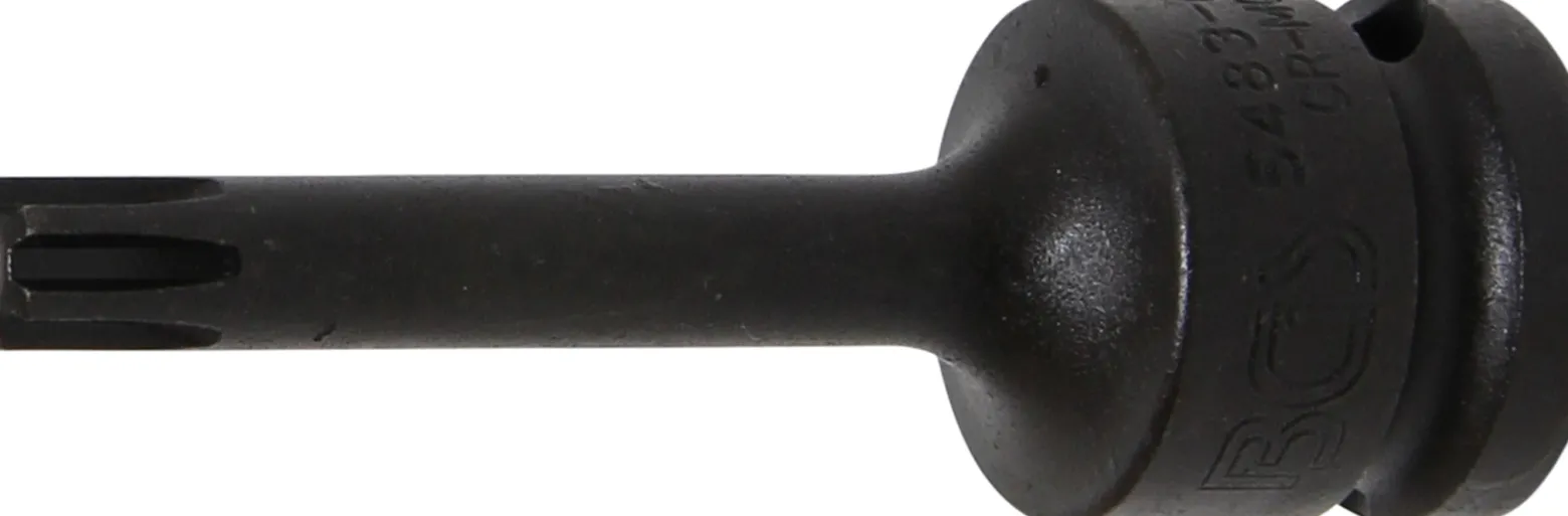 BGS Kraft-Bit-Einsatz Antrieb Innenvierkant 12,5 mm (1/2") Keil-Profil (für RIBE) M8 - 5483-M8