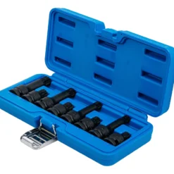 BGS Kraft-Bit-Einsatz-Satz Antrieb Innenvierkant 12,5 mm (1/2") Innenvielzahn (für XZN) M12 - M18 8tlg. - 5381
