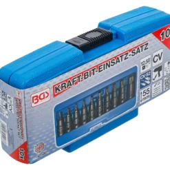 BGS Kraft-Bit-Einsatz-Satz Antrieb Innenvierkant 12,5 mm (1/2") T-Profil (für Torx) T20 - T70 10tlg. - 5097