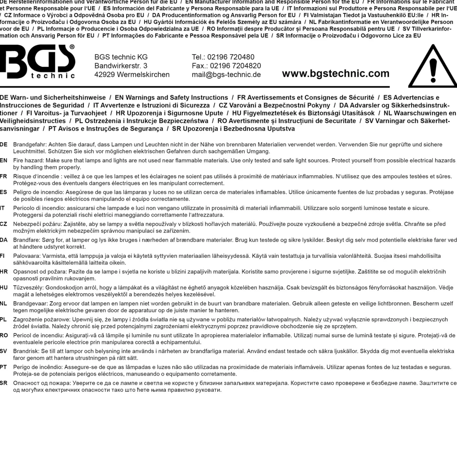 BGS LED-Stiftleuchte | Aluminium - 74599