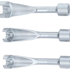 BGS Leitungsschlüssel-Satz offen Antrieb Innenvierkant 12,5 mm (1/2") SW 14 - 17 - 19 mm - 8450