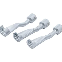 BGS Leitungsschlüssel-Satz offen Antrieb Innenvierkant 12,5 mm (1/2") SW 14 - 17 - 19 mm - 8450
