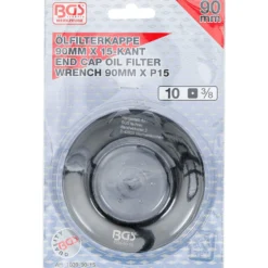 BGS Ölfilterschlüssel 15-kant Ø 90 mm für Honda / Mazda / Nissan / Subaru / Toyota - 1039-90-15
