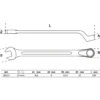BGS Maul-Ringschlüssel gekröpft SW 14 mm - 30114