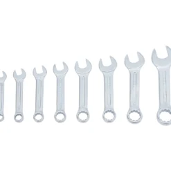 BGS Maul-Ringschlüssel-Satz extra kurz Zollgrößen SW 3/8" - 7/8" 8tlg. - 32140