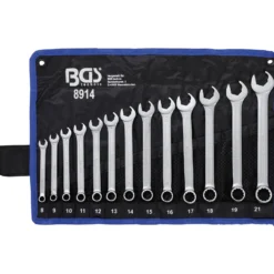 BGS Maul-Ringschlüssel-Satz Maulseite mit Ratschenfunktion SW 8 - 21 mm 13tlg. - 8914