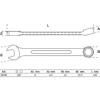 BGS Maul-Ringschlüssel SW 3/8" - 30190