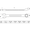 BGS Maul-Ringschlüssel SW 27 mm - 1077
