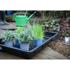 BGS Mehrzweckwanne mit Ausgießer schwarz 50 l - 9997