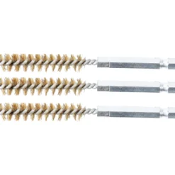 BGS Messingbürste 15 mm Antrieb Außensechskant 6,3 mm (1/4") 3tlg. - 3078-15-M