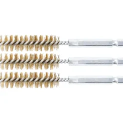 BGS Messingbürste 13 mm Antrieb Außensechskant 6,3 mm (1/4") 3tlg. - 3078-13-M