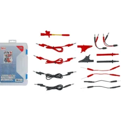 BGS Messkabel- und Prüfspitzen-Zubehör-Sortiment für Multimeter 15tlg. - 74511