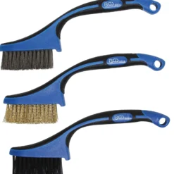 BGS Mini-Bürsten-Satz Nylon, Messing, Edelstahl 165 mm 3tlg. - 9314