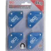 BGS Mini-Magnethalter-Satz 45° - 90° - 135° 4tlg. - 3004