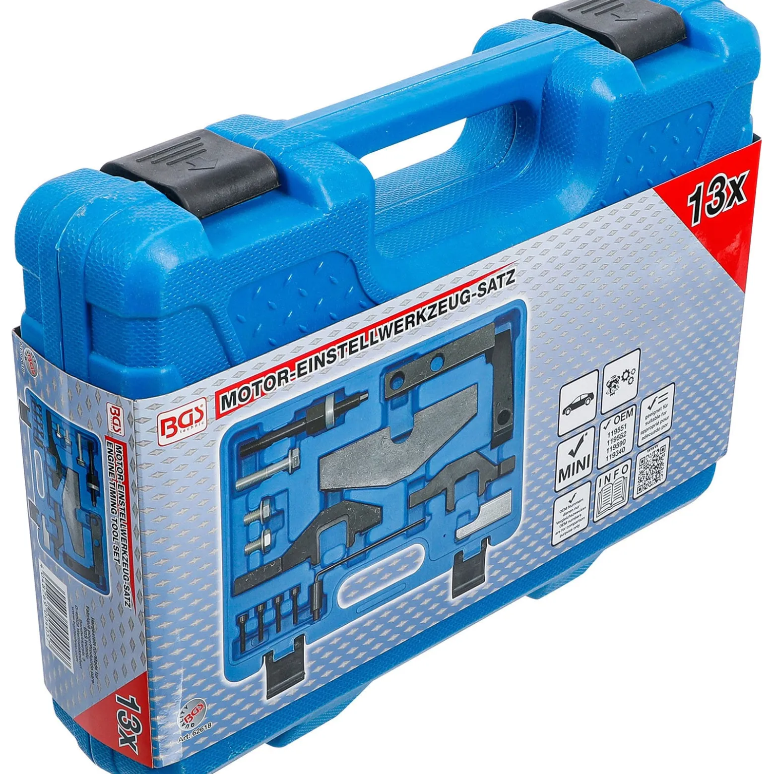 BGS Motor-Einstellwerkzeug-Satz für MINI 13tlg. - 62618