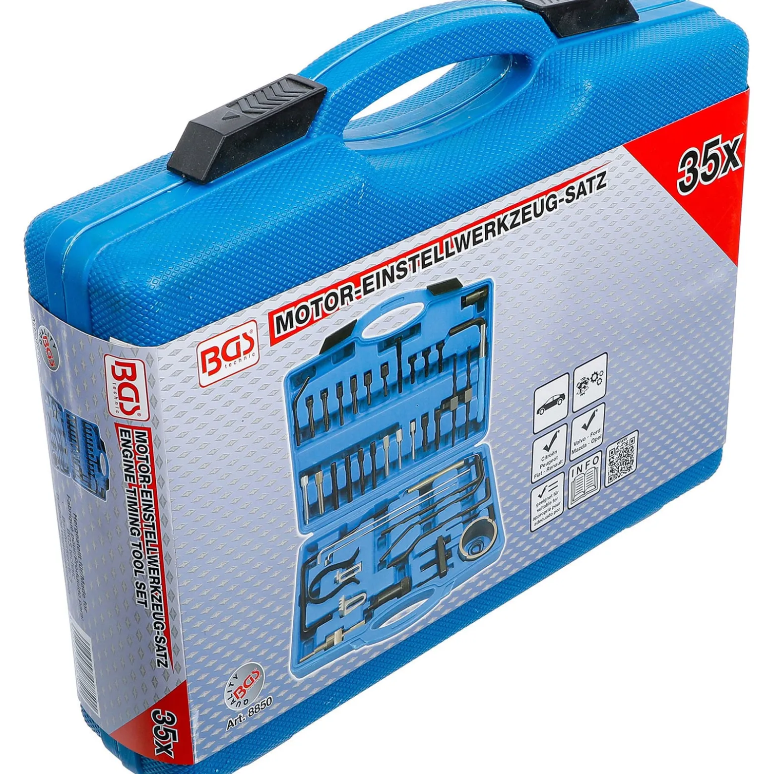 BGS Motor-Einstellwerkzeug-Satz für Peugeot / Citroën / PSA - 8850
