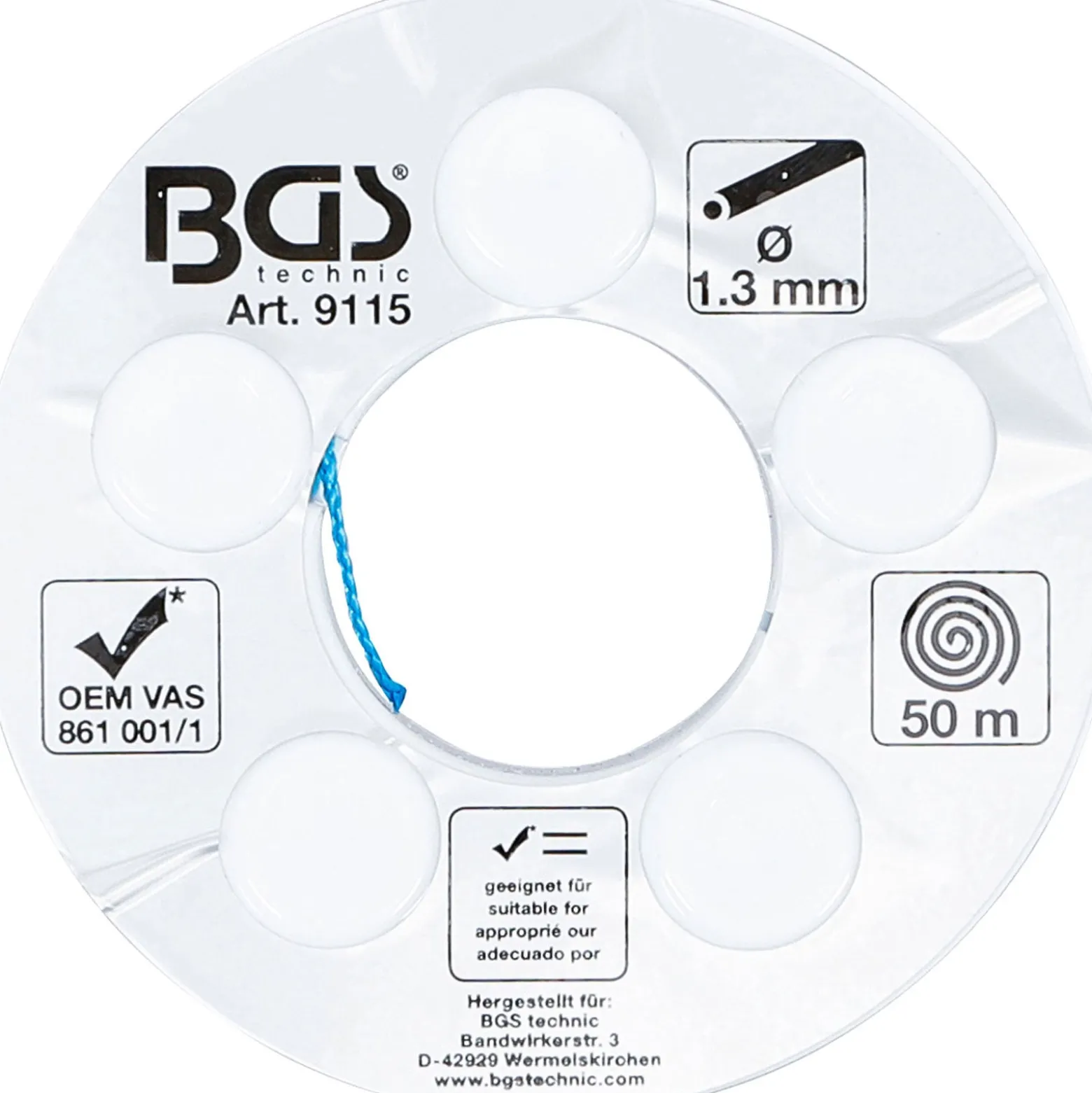 BGS Nylon-Ausglas-Trennschnur 50 m - 9115