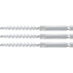 BGS Nylonbürste 9 mm Antrieb Außensechskant 6,3 mm (1/4") 3tlg. - 3078-9-N
