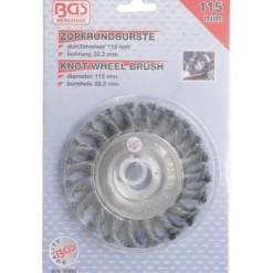 BGS Scheibenbürste / Zopfrundbürste Ø 115 mm - 3985