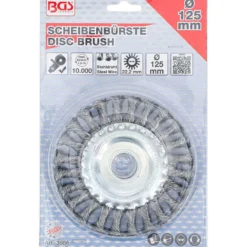 BGS Scheibenbürste / Zopfrundbürste Ø 125 mm - 3986
