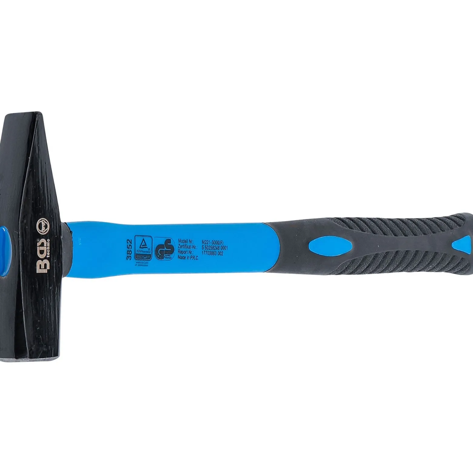 BGS Schlosserhammer Fiberglasstiel DIN 1041 300 g - 3852