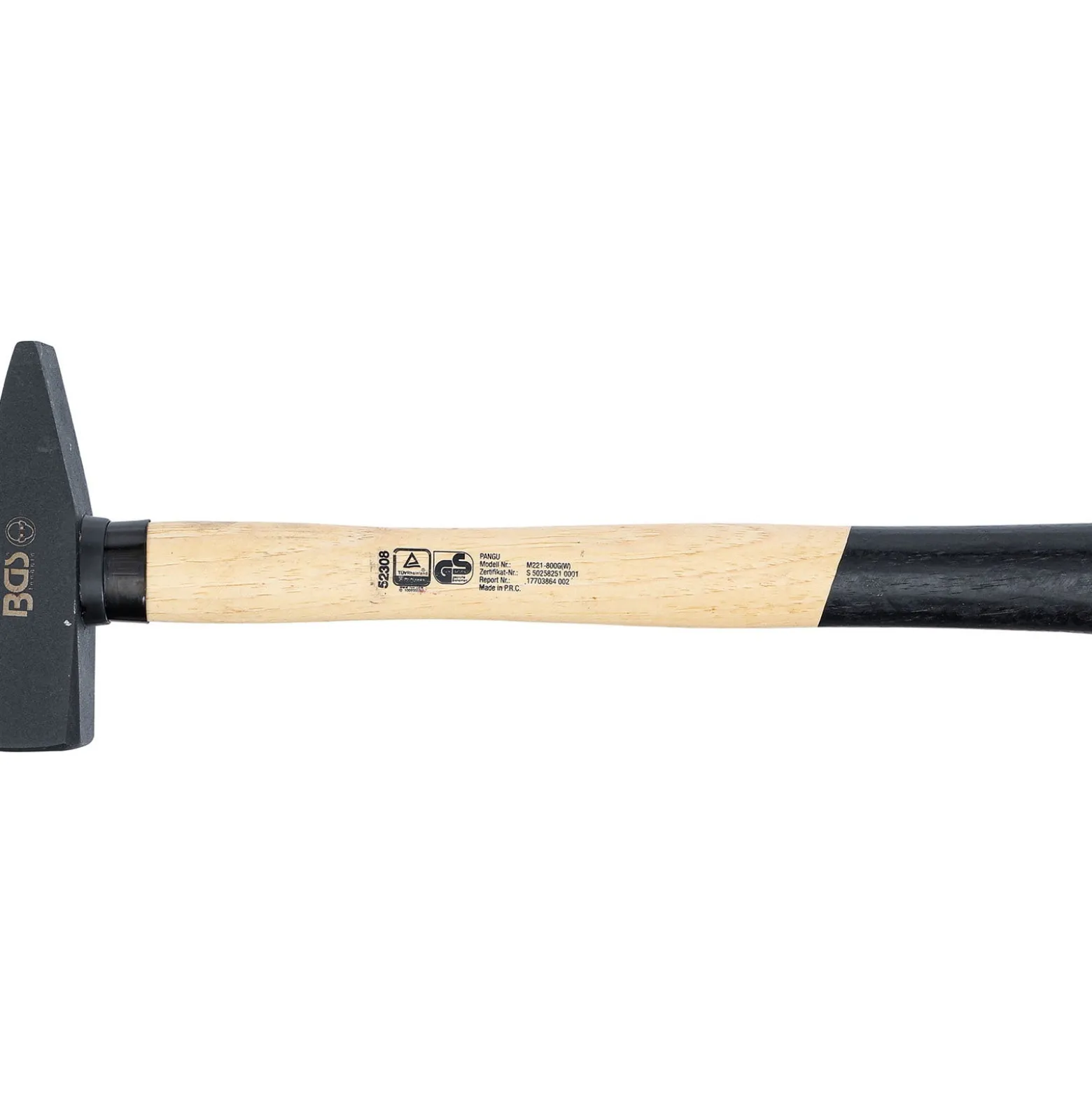 BGS Schlosserhammer Hickory-Stiel DIN 1041 800 g - 52308