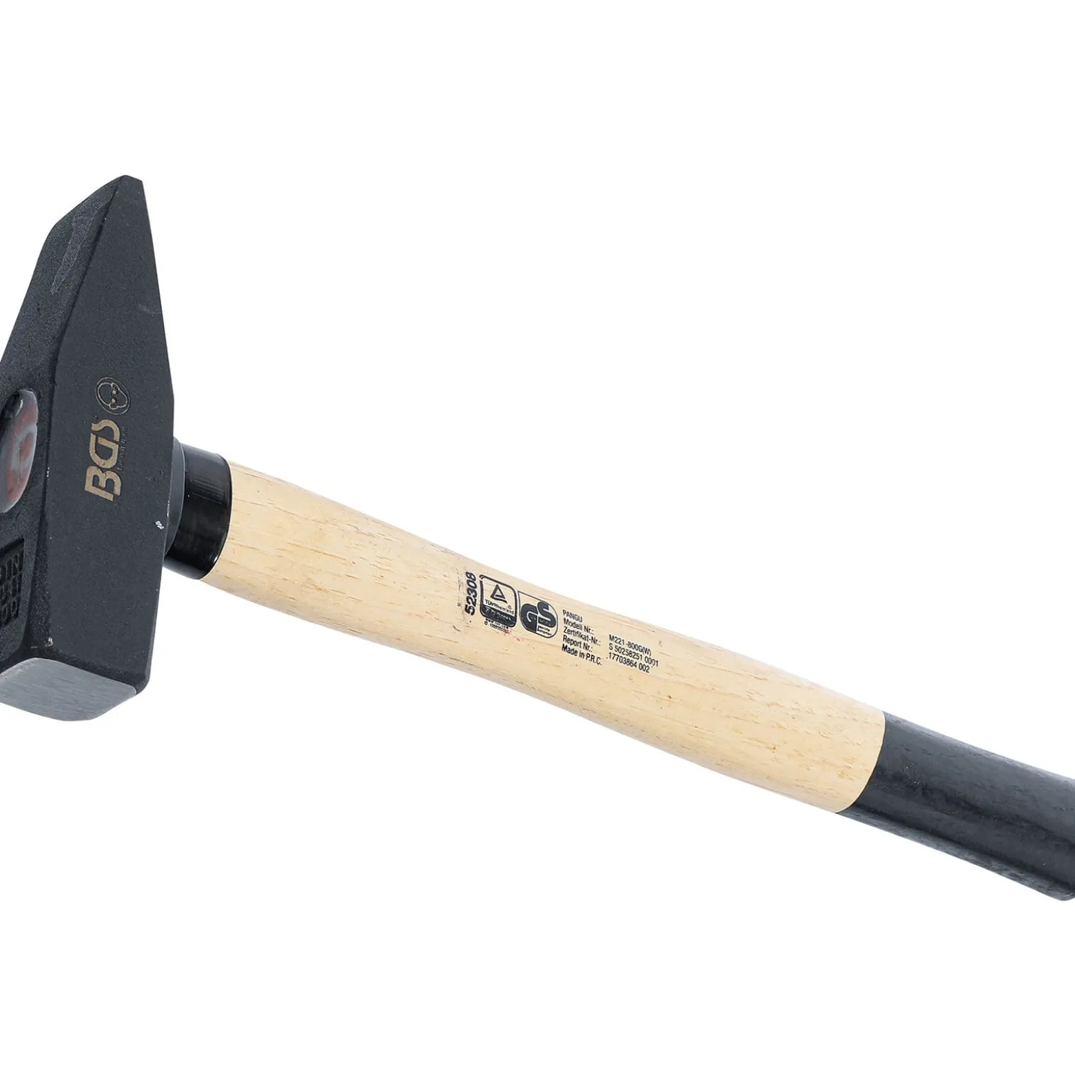 BGS Schlosserhammer Hickory-Stiel DIN 1041 800 g - 52308