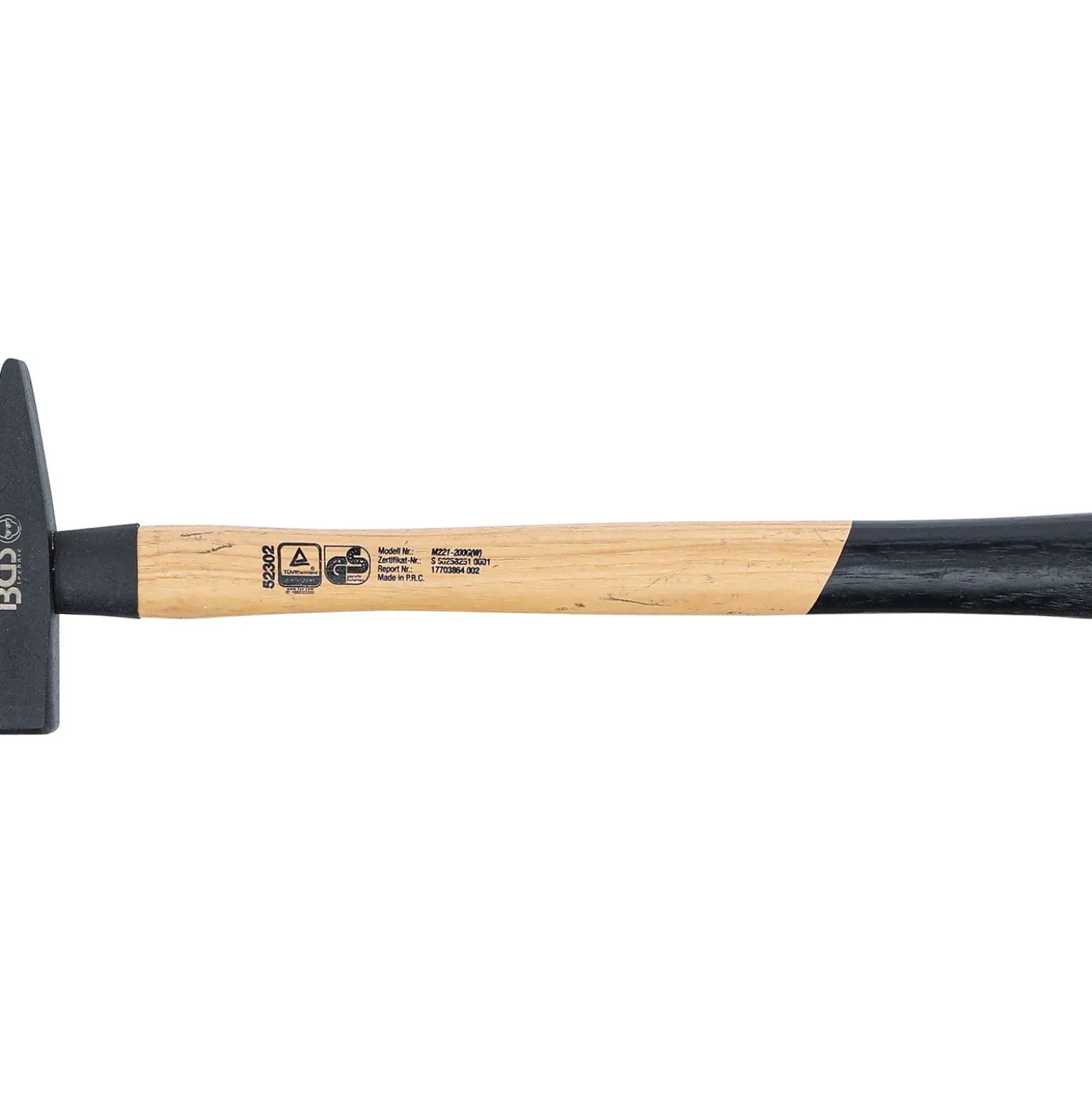 BGS Schlosserhammer Hickory-Stiel DIN 1041 200 g - 52302