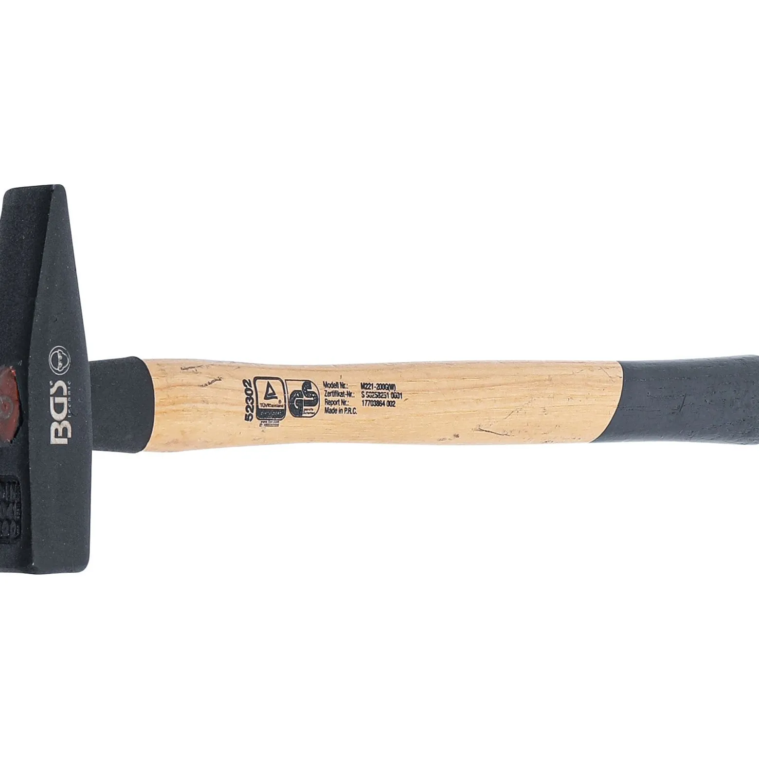 BGS Schlosserhammer Hickory-Stiel DIN 1041 200 g - 52302