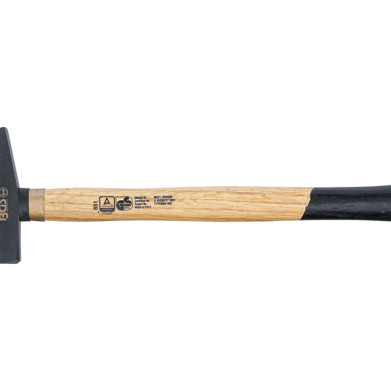 BGS Schlosserhammer Holz-Stiel DIN 1041 200 g - 851