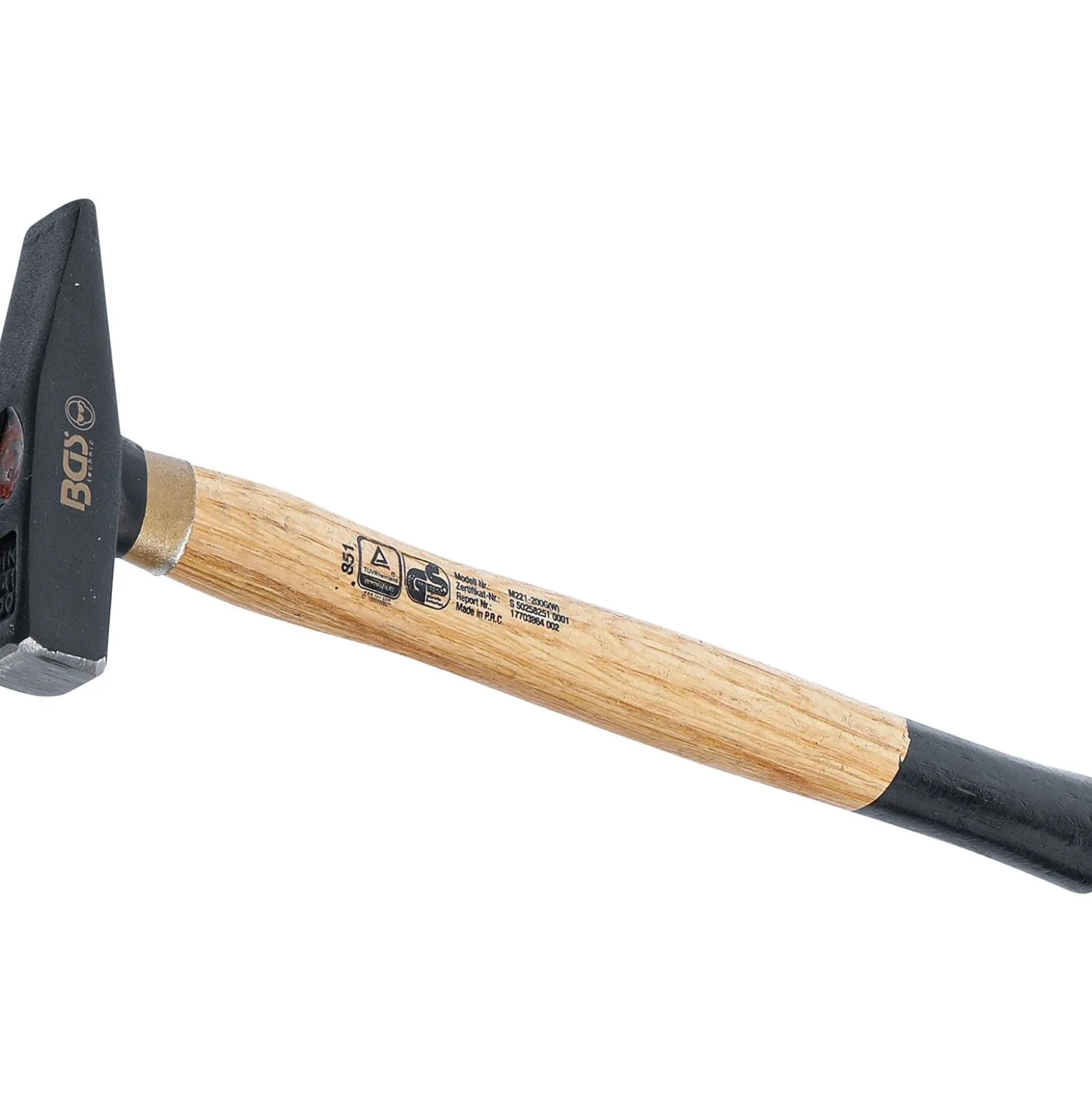 BGS Schlosserhammer Holz-Stiel DIN 1041 200 g - 851