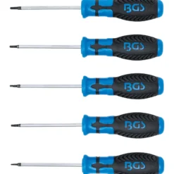 BGS Schraubendreher-Satz T-Profil (für Torx) mit Bohrung T6 - T10 5tlg. - 6826