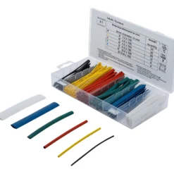BGS Schrumpfschlauch-Sortiment farbig 100tlg. - 8123