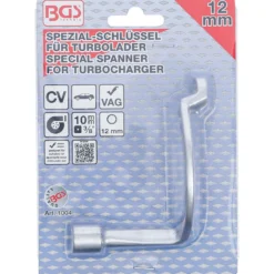 BGS Spezial-Schlüssel für Turbolader / Zwölfkant für VW / Audi SW 12 mm - 1004