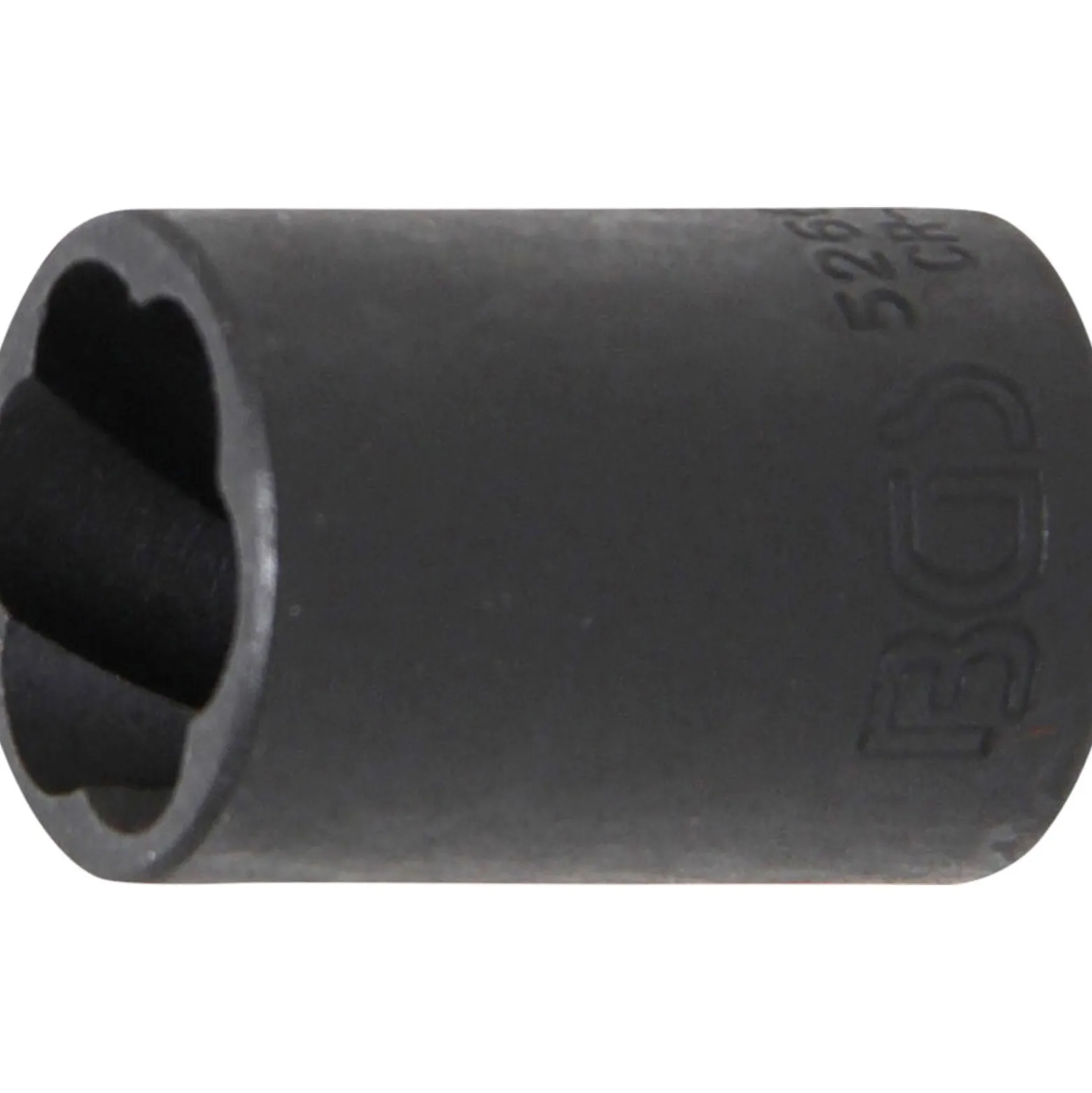 BGS Spiral-Profil-Steckschlüssel-Einsatz / Schraubenausdreher Antrieb Innenvierkant 12,5 mm (1/2") SW 17 mm - 5266-17