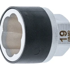 BGS Spiral-Profil-Steckschlüssel-Einsatz / Schraubenausdreher Antrieb Außensechskant 19 mm SW 19 mm - 7510-19