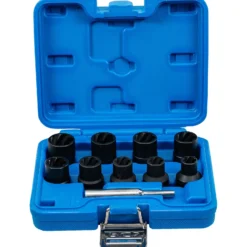 BGS Spiral-Profil-Steckschlüssel-Satz / Schraubenausdreher Antrieb Innenvierkant 12,5 mm (1/2